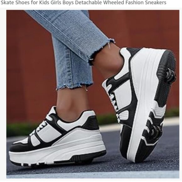 🎉Big Boys size 8 Adult 9.5/10 Comfy Skate Shoes🎉 - Picture 5 of 7